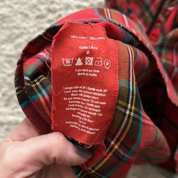 Plaid Ruffle Trim Top - Picture 3 of 3